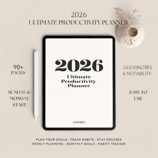 The 2026 Ultimate Productivity Planner