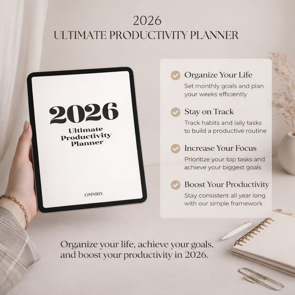The 2026 Ultimate Productivity Planner