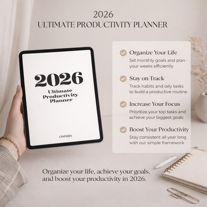 The 2026 Ultimate Productivity Planner