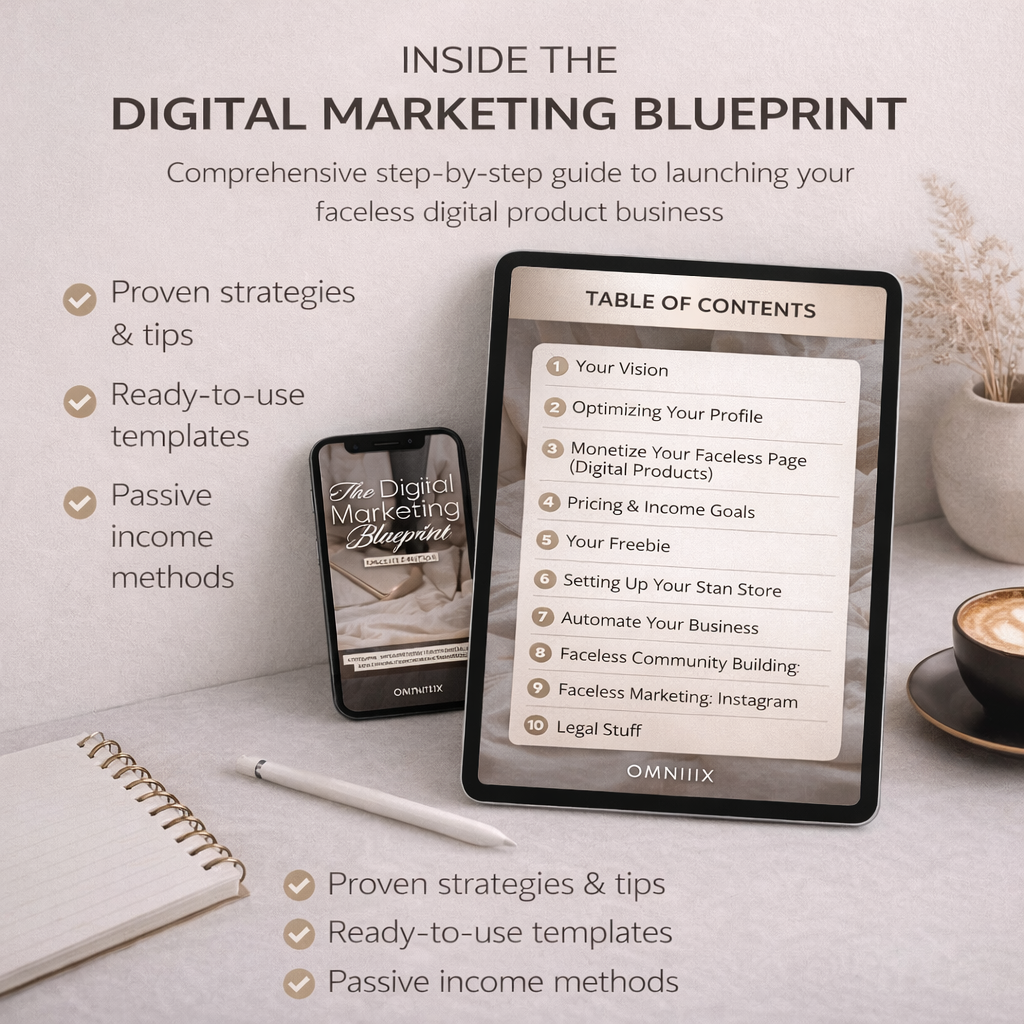 Start a Faceless Digital Income Business